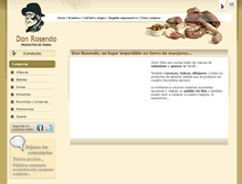 Tablet Screenshot of donrosendo.com